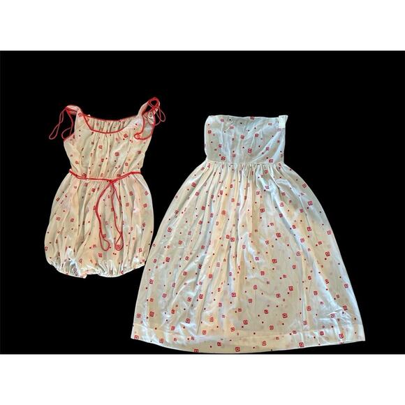 RARE! NWTGS Vintage Carter's STRAPLESS NIGHTY & ROMPER SZ XS-S